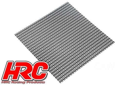 HRC Gitter Luftzufuhr 100x100mm hexagon schwarz 1:10