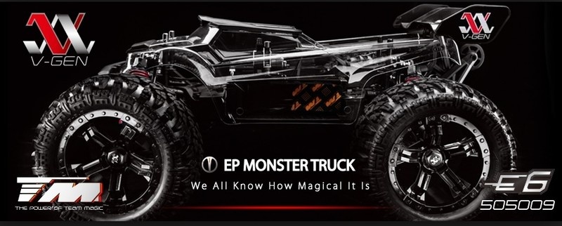 Team Magic E6 III V-GEN 4WD Elektro Monster-Truck