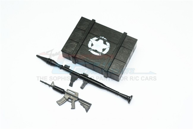 GPM scale accessories: weapon box + weapon for crawlers (A)