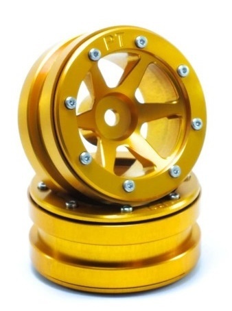 Metsafil Beadlock Wheels PT- Slingshot Gold/Gold 1.9