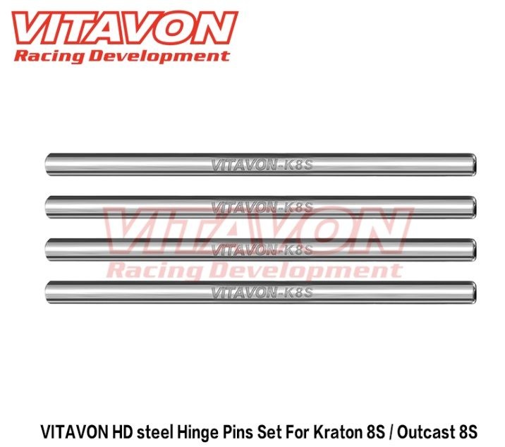 Vitavon Hinge Pin Set - für Arrma 8s - 1 Set