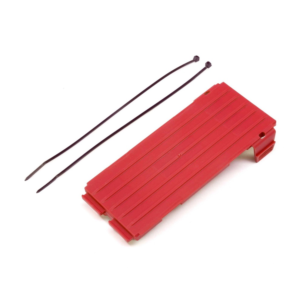 Arrma Batteriefachdeckel-Set, Rot