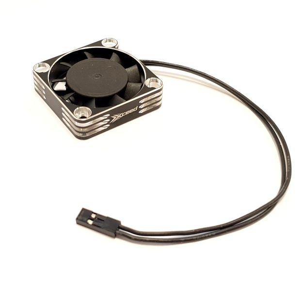 XCEED Aluminum Fan for ESC and Motor 40 x 40 mm - Silver