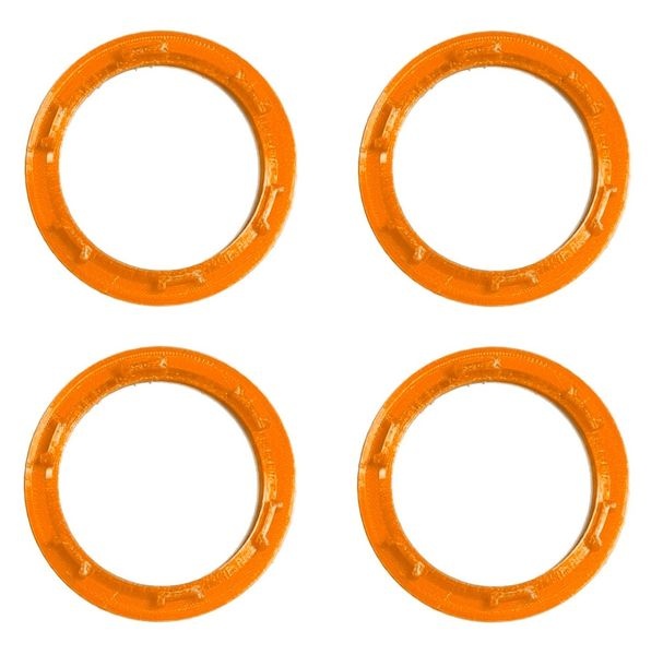 JS-Parts Felgenringe ultraflex für Traxxas Maxx orange