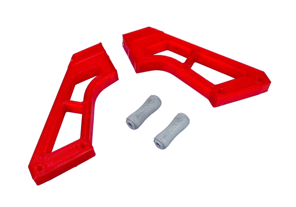 JS-Parts ultraflex Spoilerhalter rot passend für