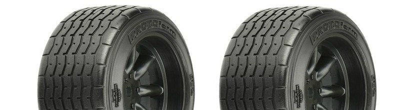 Pro Line VTA Reifen hinten (31mm) auf Felge schwarz