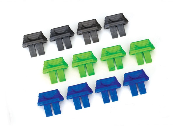 Traxxas Batterieladeanzeigen (grün (4), blau (4), grau (4)