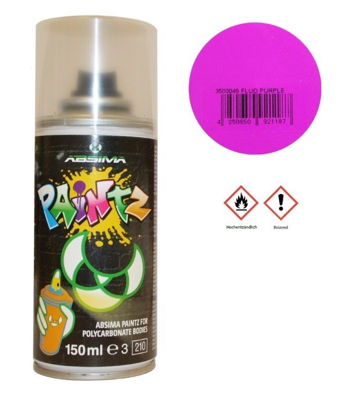 Absima Paintz Polycarbonat (Lexan) Spray FLUO LILA 150ml