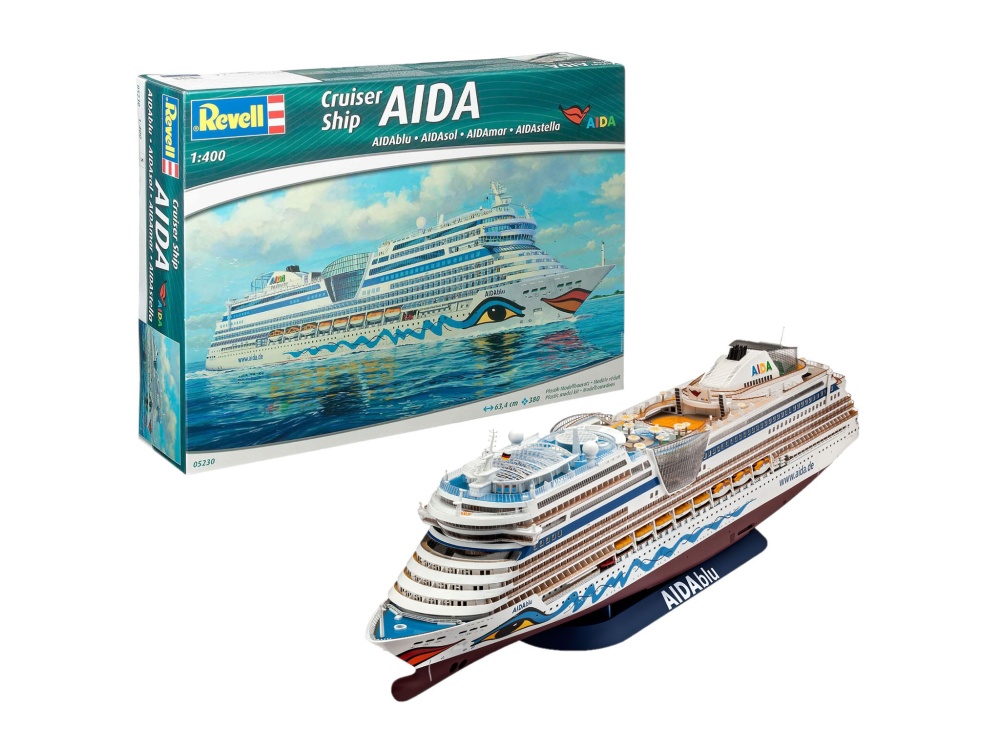 Revell Cruiser Ship AIDAblu, AIDAsol, AIDAmar, AIDAstella