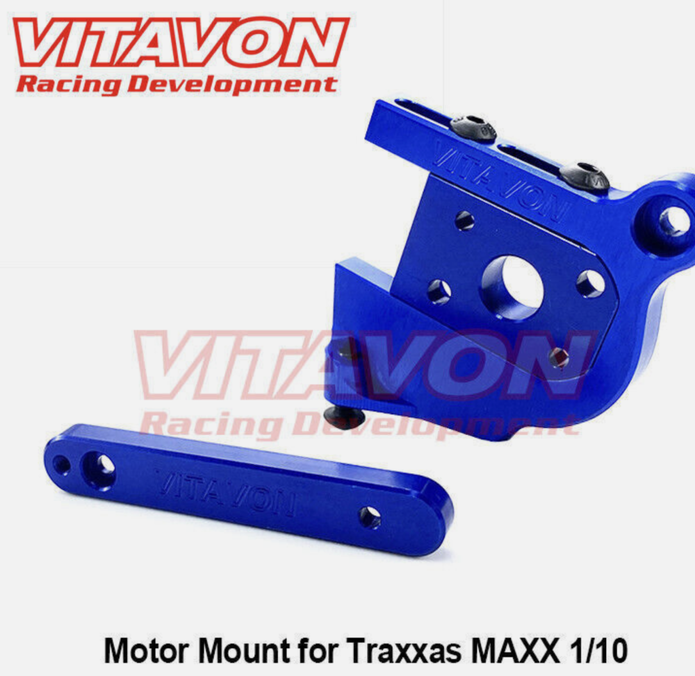 Vitavon Motorhalter mit Schlitten Traxxas Maxx