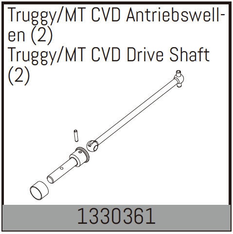 Absima Truggy/MT CVD Antriebswellen (2)