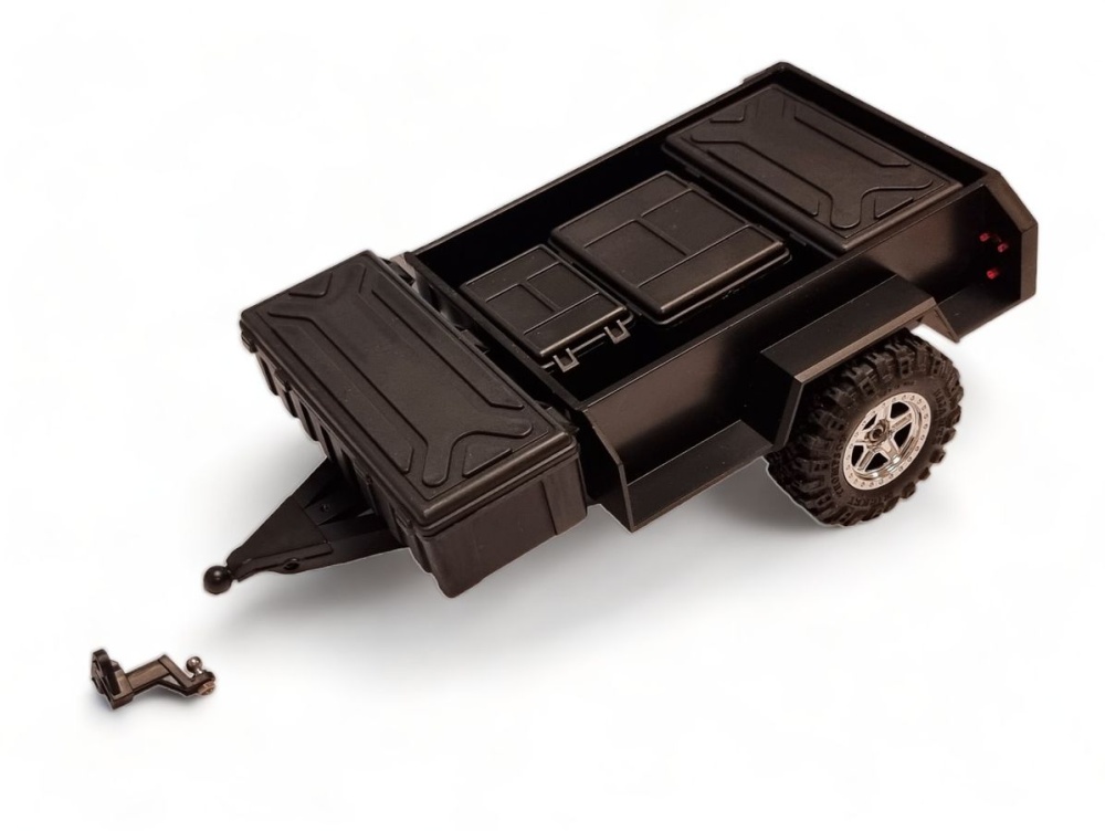 MLine Mini Trailer / Anhänger 124x78x30 für TRX-4M schwarz