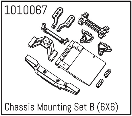 Absima Chassis Mounting Set B (6X6)