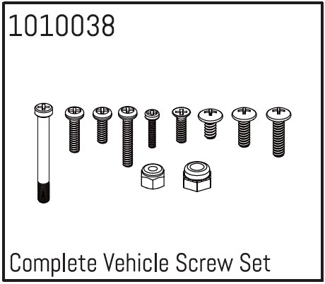 Absima Complete Vehicle Screw Set