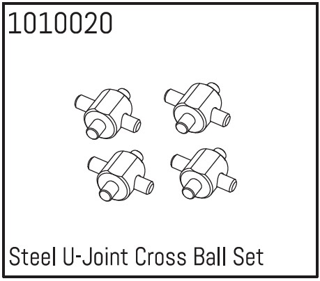 Absima Steel U-Joint Cross Ball Set - Ersatzteil für