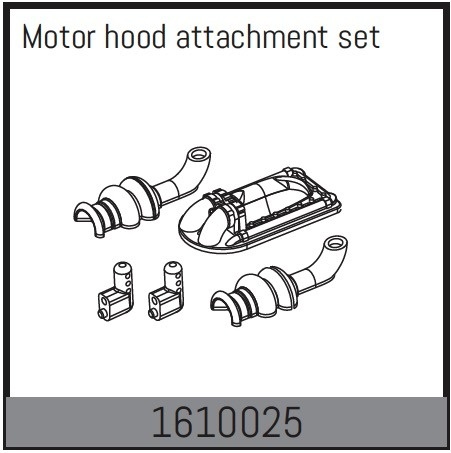 Absima Motor Hood Attachment Set