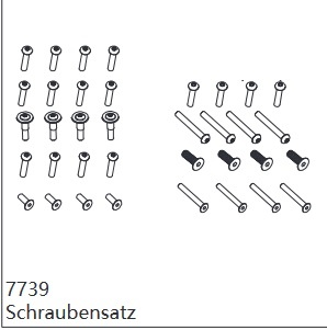 DF Models 7739 Schraubensatz