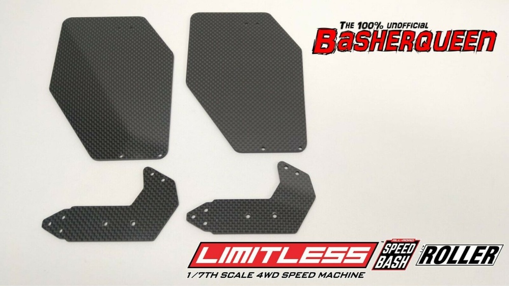 Basherqueen/M2C 3205256 Carbon Fiber Rear Wing Mount and