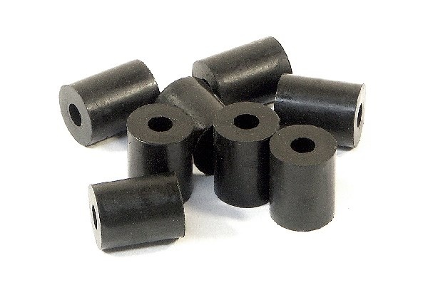 HPI Gummischlauch 3 x 8 10 mm (geformt/schwarz/8 Stück)
