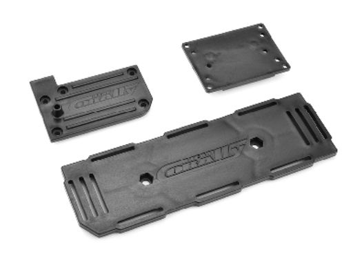 Team Corally - Battery - ESC Holder Plate - Receiver Box