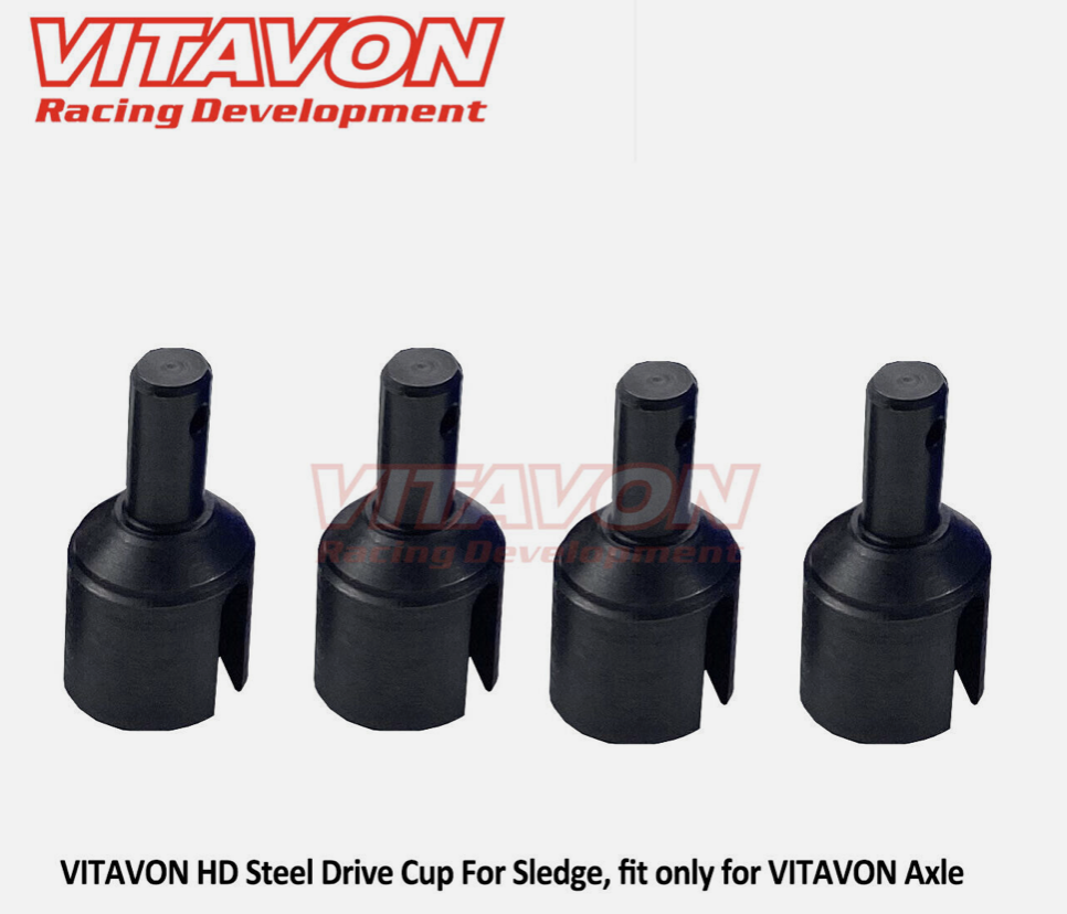 Vitavon Drive Cups, für Vitavon-Antribswellen, 4 Stk. Sledge