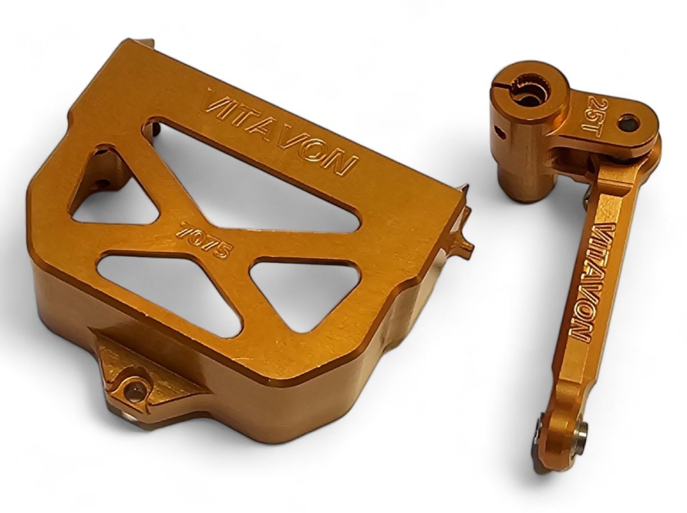 Vitavon Servoadapter mit Link - X-Maxx / XRT - orange -