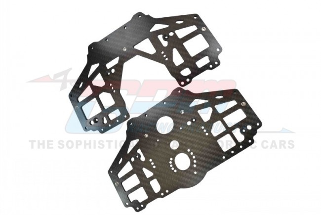 GPM Carbon Fiber Chassis Side Panels - 9PC Set for