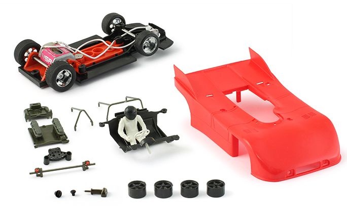 NSR 1/32, Porsche 908/3 BODY KIT RED body kit double fin