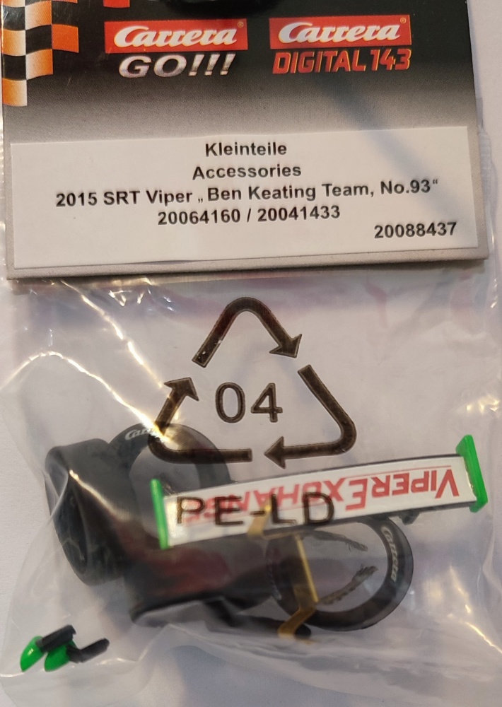 Carrera Go!!!/Dig.143 Kleinteile 2015 SRT Viper