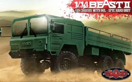 RC4WD Beast II 6x6 Truck Kit Bausatz 1:14