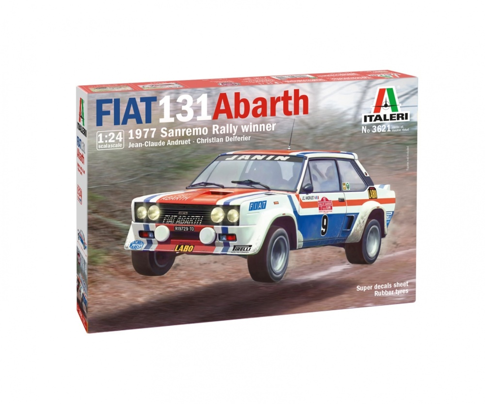 Italeri 1:24 Fiat 131 Abarth77 SanRe