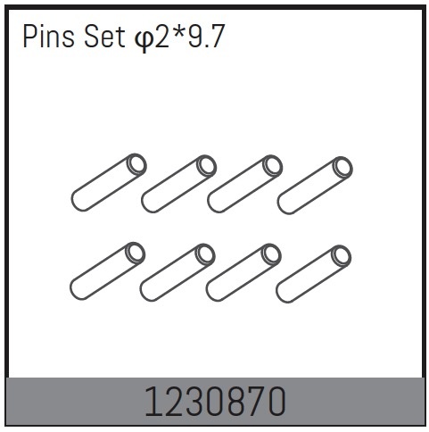 Absima 2*9.7 Pin Set (10)