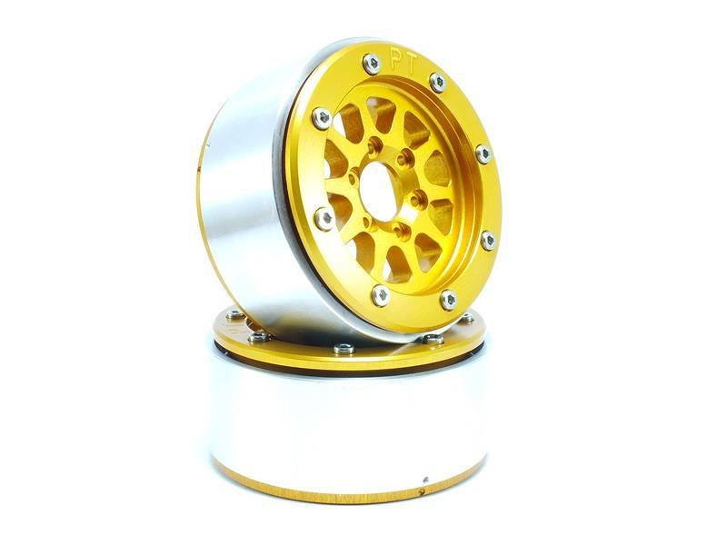 Metsafil Beadlock Wheels GEAR gold/gold 1.9 (2) ohne Radnabe