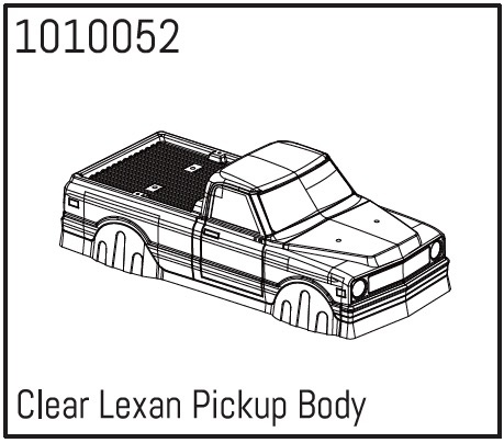Absima Lexan Pickup Body klar