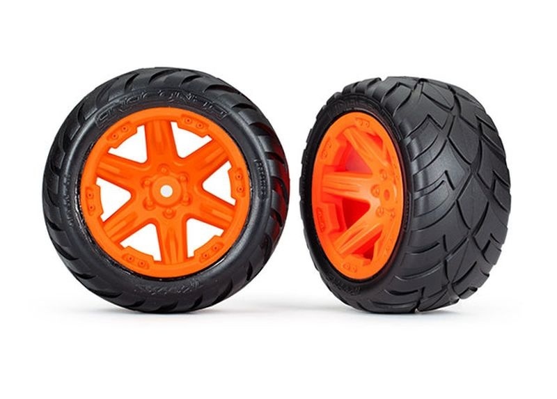 Traxxas Reifen auf Felge 2.8 RXT orange / Anaconda