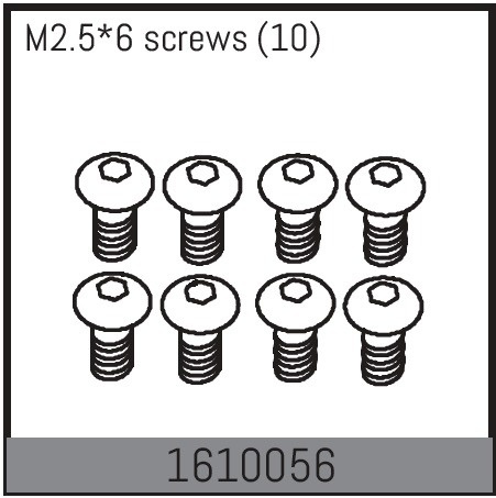 Absima M2.5*6 Screws (10)