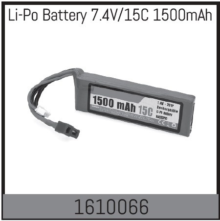 Absima Li-Po Battery 7.4V/15C 1500mAh