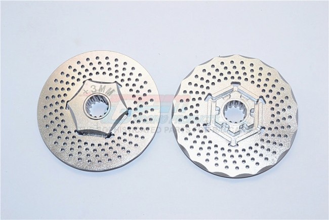 GPM Aluminium Vorderrad Sechskantkralle +3mm mit Brems-