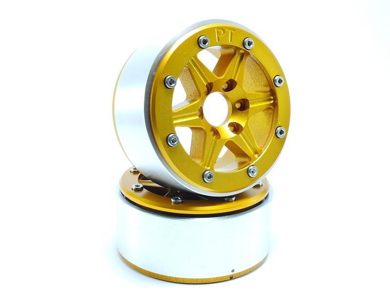 Metsafil Beadlock Wheels SIXSTAR gold/gold 1.9 (2) ohne