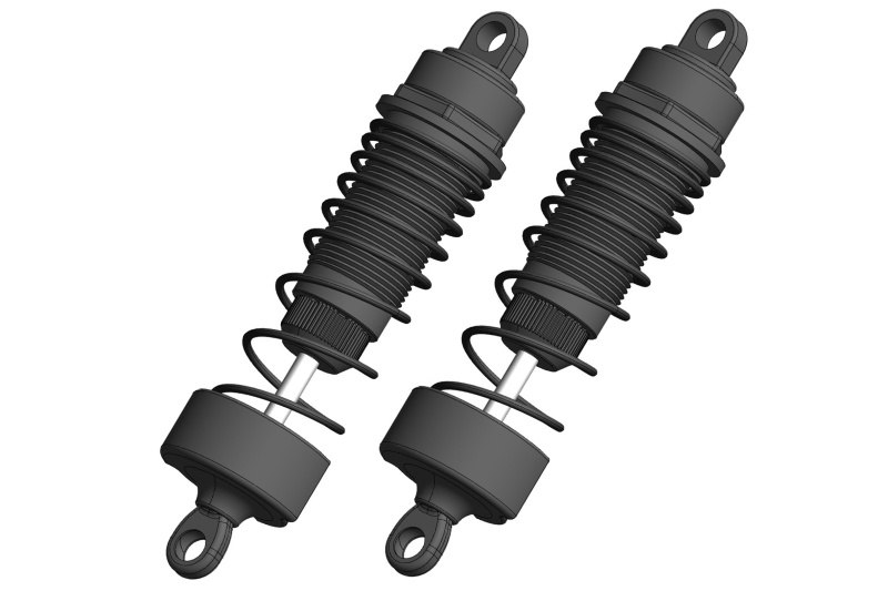 Team Corally Shock Absorber - Rear - 2 pcs