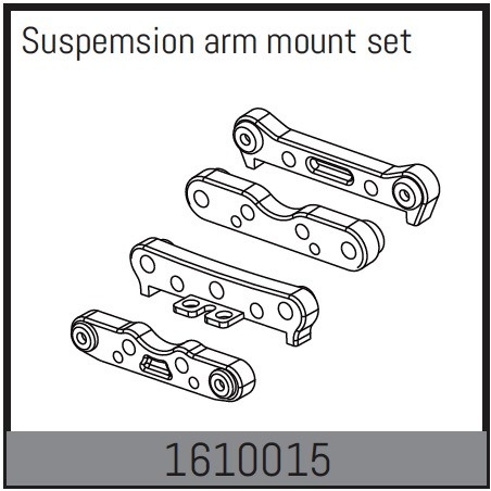 Absima Suspension Arm Mount Set
