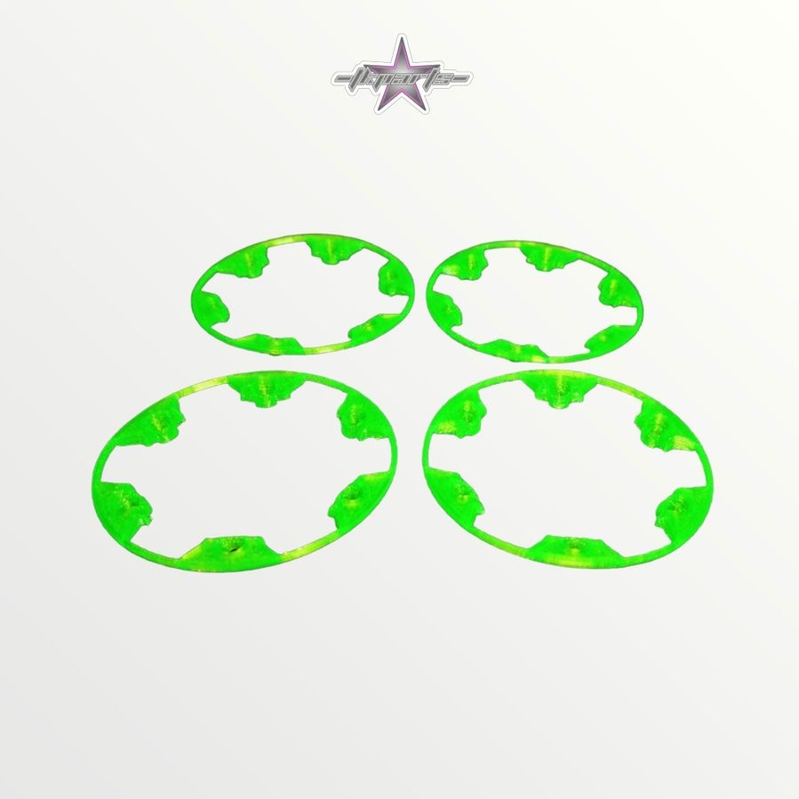 JS-Parts ultraflex Felgenringe grün