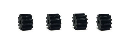 NSR SW Soft Plastic Pinions 11T (4) Black 6.75mm