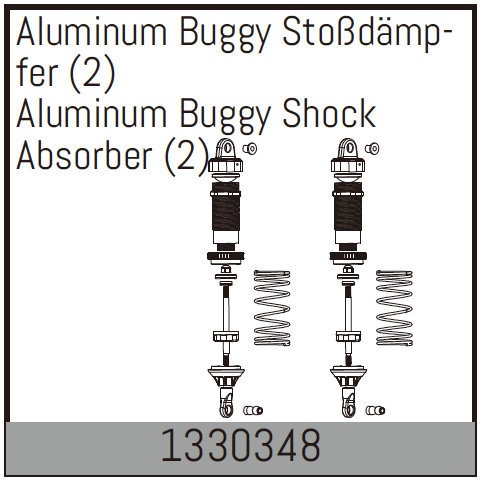 Absima Aluminum Buggy Stoßdämpfer (2)