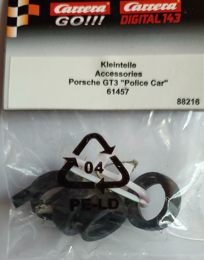 Carrera Go!!! Kleinteile Porsche GT3 Police Car #61457