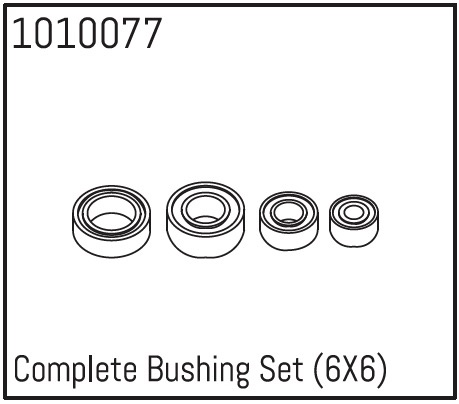 Absima Complete Bushing Set (6X6)