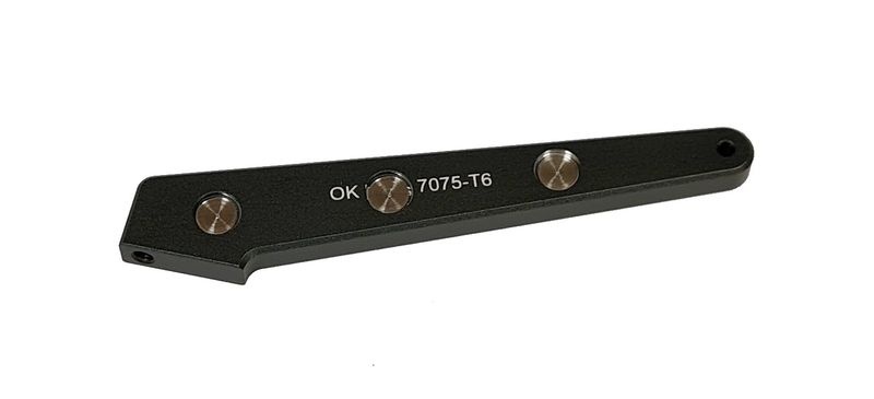 Auslauf - Oktay RC Brace hinten 7075-T6 für Tekno ET48 2.0