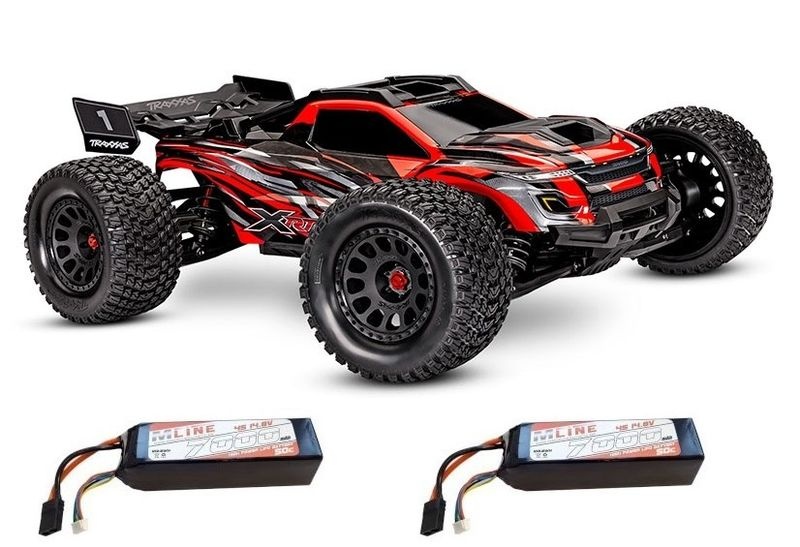 Traxxas XRT 4x4 VXL rot RTR ohne Lader 1/7 WD Race Truck