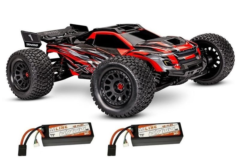 Traxxas XRT 4x4 VXL rot RTR ohne Lader 1/7 4WD Race Truck