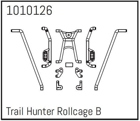 Absima T-Hunter Überrollkäfig-Set B - PRO Crawler 1:18 -